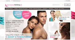 Desktop Screenshot of feromony-parfemy.sk